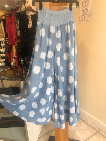 Bella Amore - Blue Sky Polka Dots / Clouds - Made in Italy