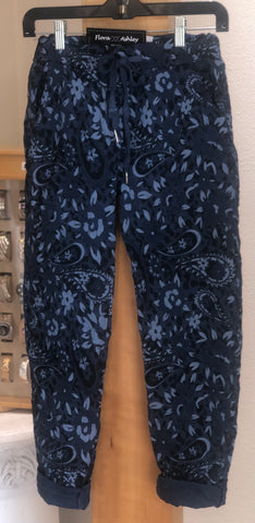 Flora Ashley - Deep Hues of Blue - Made in Italy