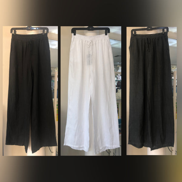 Bella Amore Palazzo Pants - Breeze - Made in Italy