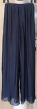 Bella Amore Palazzo Pants - Seabreeze Silk - Made in Italy