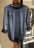 Bella Amore - Sky Hues - Made in Italy - Luxe Sweatshirt