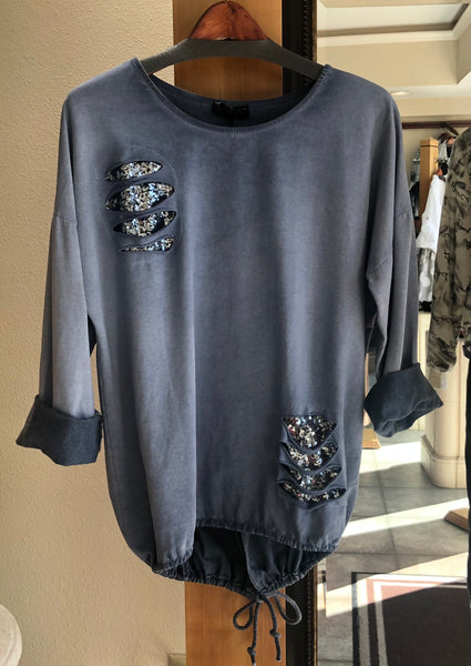 Bella Amore - Sky Hues - Made in Italy - Luxe Sweatshirt