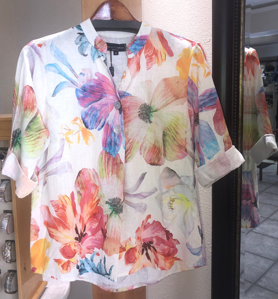 Flora Ashley Blouse - Bellissima Floral - Made in Italy