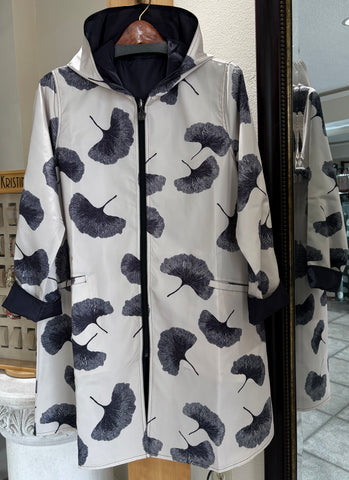 Winding River Raincoat - Ginkgo Breeze (It’s Reversible!)